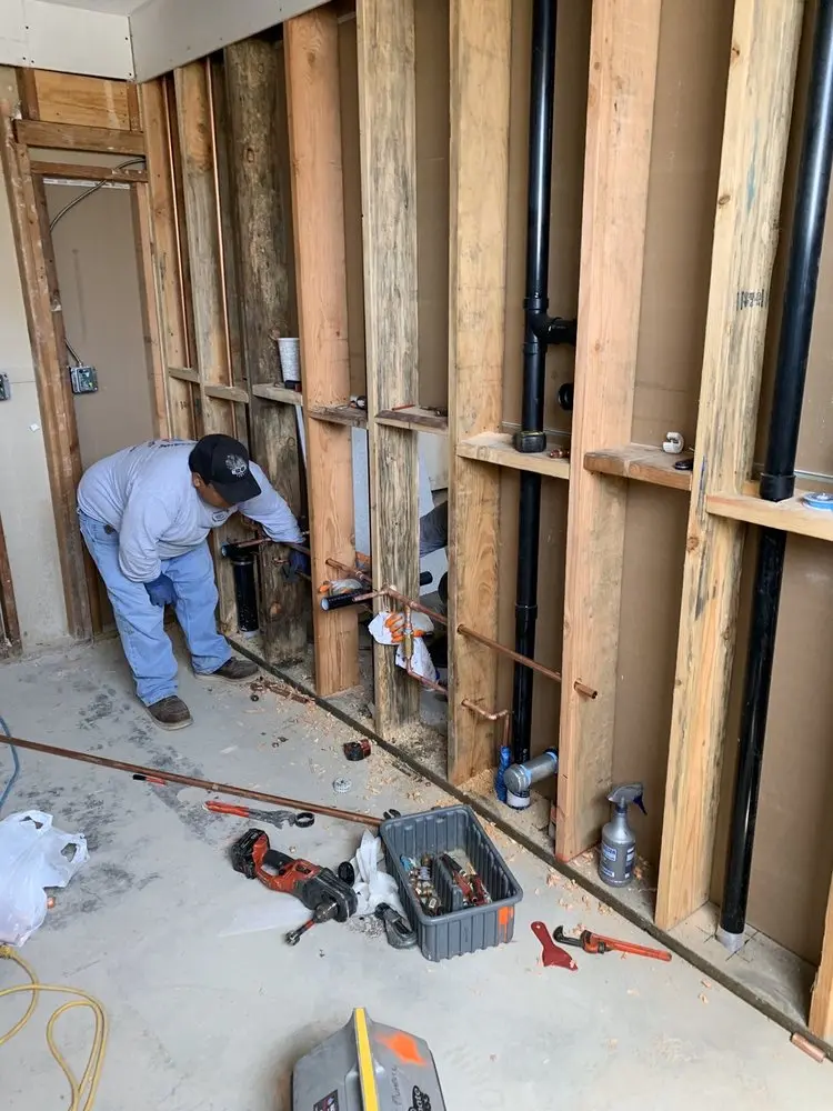 Commercial rough-in plumbing for Gas Line Repair in Uhlers Crossing